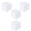 9 Pcs White Craft Cube Block Set For Sculpture Cake Dummies 6 Inch 11