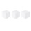 9 Pcs White Craft Cube Block Set For Sculpture Cake Dummies 6 Inch 1