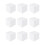 9 Pcs White Craft Cube Block Set For Sculpture Cake Dummies 6 Inch 8