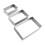 9 Pcs Stainless Steel Rectangular Mousse Rings Set For Baking 11