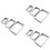 9 Pcs Stainless Steel Rectangular Mousse Rings Set For Baking 6