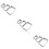 9 Pcs Stainless Steel Rectangular Mousse Rings Set For Baking 9