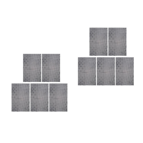 10 Pcs Rectangular Plastic Mesh Sheet For Embroidery And Crochet Diy 2