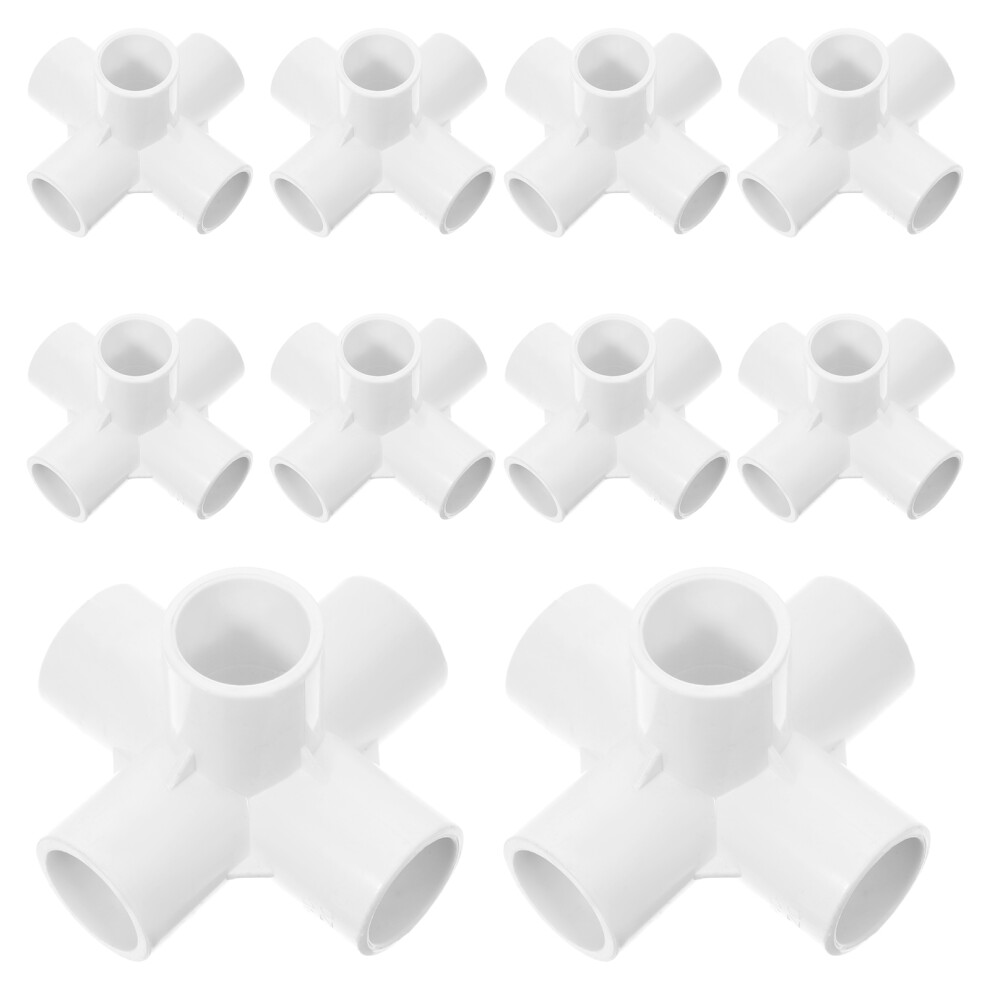 50 Pcs 5-Way Pvc Pipe Fitting For Greenhouse Tent Connector 033200714644