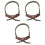 3Pcs Adjustable Braided Cord Bow Wrist Sling For Hunting Practice 3