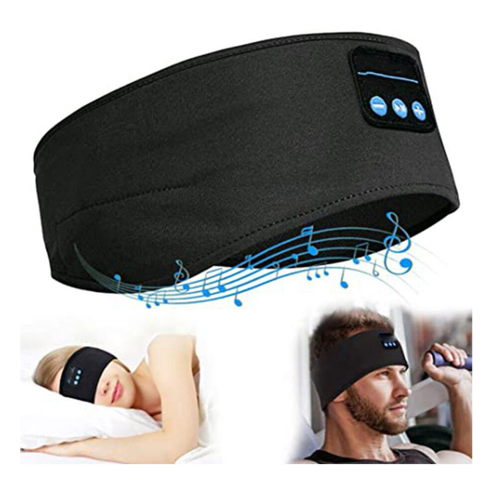 Wireless Gray Bluetooth Headband Sleep Mask, 180mAh, 25x10cm