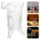 1Pc Creative Assorted Color Glass Tripod Wine Cup Gift and Decor 9