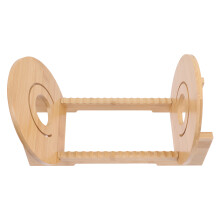 Portable Vinyl Record Holder Wooden Storage Rack