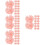 200 Pcs Chocolate Wrappers Candy Packaging Hollow-Out 7