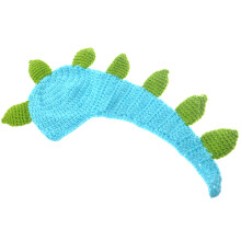 Cartoon Dinosaur Handmade Crochet Baby Beanie Hat And Photo Prop