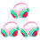 3Pcs Watermelon Kids Earmuff Thick Plush Warm Winter Protector 2
