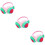 3Pcs Watermelon Kids Earmuff Thick Plush Warm Winter Protector 9