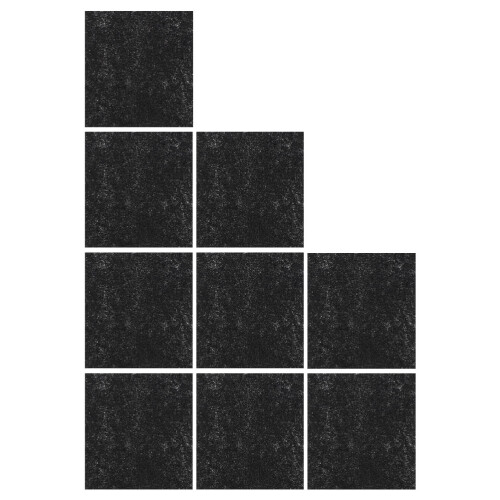 27 Pcs Activated Carbon Filters Replacement For Cat Litter Boxes Black 1