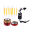 2 Sets Mini Pottery Wheel with Electric Clay Machine and Tools 11