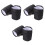 6 Pcs Portable Cup Holder Bag Waterproof Stroller Hanging Rack Black 3