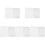 5Sets White Embroidery Transfer Sheets Water Soluble for Home and DIY 4