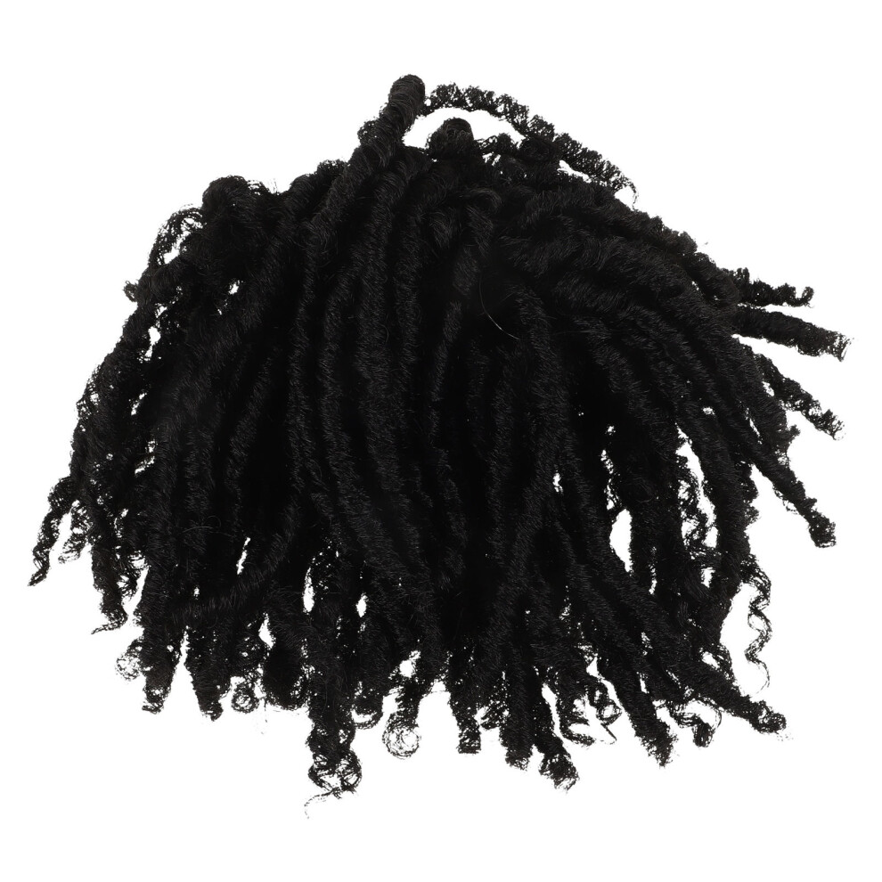 Artibetter Unisex 3Pcs Braid Hair Twists Faux Braiding Extension Wig For Men Women