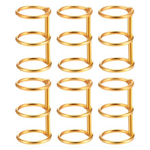 12 Pcs Practical Binding Rings Loose Leaf DIY Notebook Coils