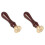 2 Sets Reusable Wax Seal Stamp With Wood Handle For Envelopes 4