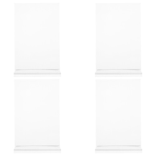 16 Pcs Acrylic Clear Display Stand For Tabletop Posters Menus Tags 1