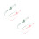 4 Pcs Silicone Pacifier Safety Straps Stretchable Teether Clips 6