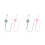 4 Pcs Silicone Pacifier Safety Straps Stretchable Teether Clips 7