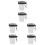 6 Pcs Plastic Aquarium Worm Feeder For Fish Tank Feeding 3