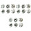 18 Pcs Panda Pattern Two-Layer Training Balls For Indoor Outdoor Use 3