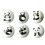 18 Pcs Panda Pattern Two-Layer Training Balls For Indoor Outdoor Use 1