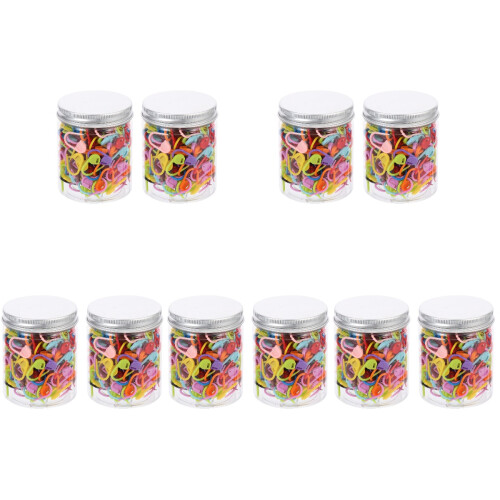 10 Boxes Plastic Crochet Markers Knitting Sewing Tools 1