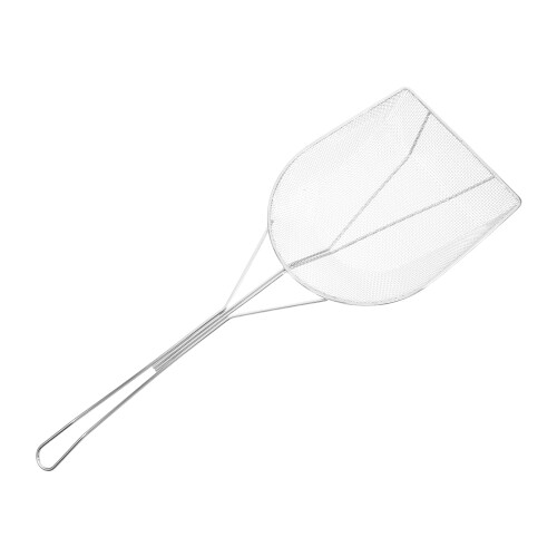 2Pcs Stainless Steel 2Mm Hole Long Handle Mesh Skimmer For Frying 1