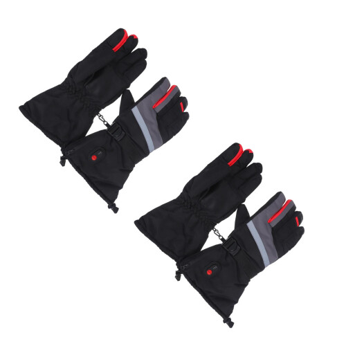 2 Pairs Heated Gloves Thermal Mittens For Winter 1
