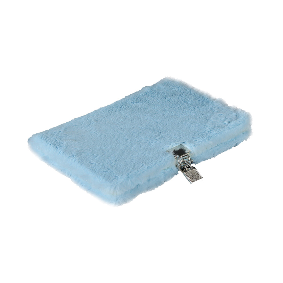 3Pcs A5 Plush Notebook Planner Organizer Diary Sky Blue-image-OPC-PKXMW9Q-NEW