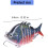 Slow Sinking Baits High Strength Saltwater Artificial Lures Flexible Tail Double Hook 3