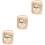 3Pcs Wooden Candle Holder Small Tea Light Stand For Wedding Table 7