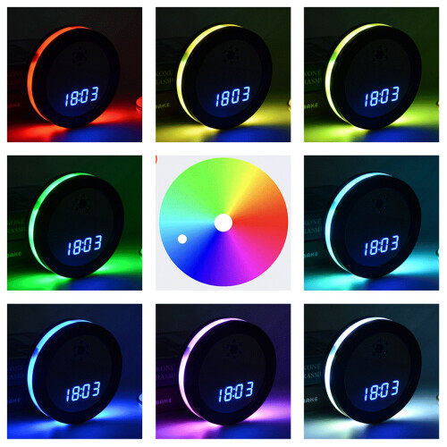 2MP WiFi Clock Camera with Night Vision, 128GB Support, Two-Way Audio 2