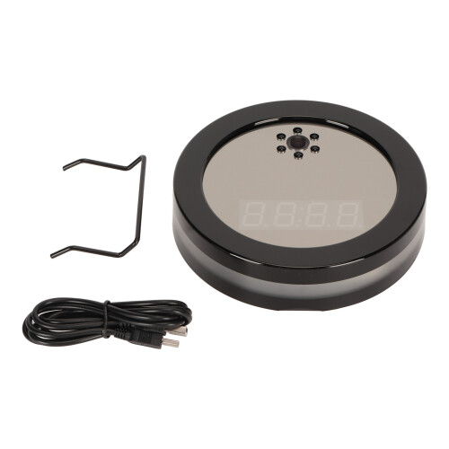 2MP WiFi Clock Camera with Night Vision, 128GB Support, Two-Way Audio 1