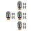 20 Pcs Replacement Mesh Fiber Tips For Universal Stylus Pen 10