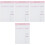 4Pcs 1 Book Multi-Function Office Note Pad Tearable Memo 5