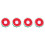4Pcs Polyester Cat Recovery Collar With Watermelon Design 4