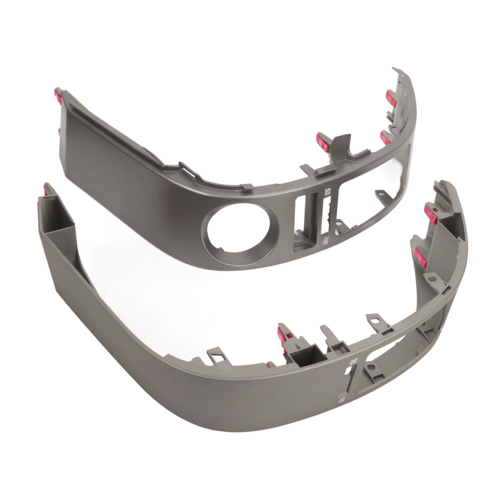 2Pcs Dash Vent Trim For Prius Central Ac Enhancement Silver 4361352005751