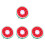 4Pcs Polyester Cat Recovery Collar With Watermelon Design 2