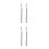 4 Pcs Adjustable Stainless Steel Telescoping Clip Holder 9