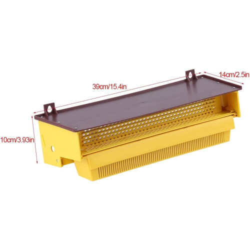 Removable Yellow Plastic Pollen Trap For Beekeeping With Ventilated Pollen Tray Plastic Beekeeping Tool 1