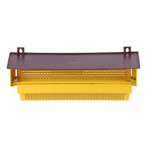 Removable Yellow Plastic Pollen Trap For Beekeeping With Ventilated Pollen Tray Plastic Beekeeping Tool