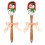 4 Pcs Christmas Silicone Spatula With Wooden Handle For Baking 1
