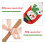 4 Pcs Christmas Silicone Spatula With Wooden Handle For Baking 7