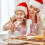 4 Pcs Christmas Silicone Spatula With Wooden Handle For Baking 3