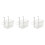 3Pcs White Cupboard Door Hanging Storage Rack For Kitchen Bathroom 4