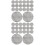 40 Pcs Round Flower Pot Hole Mesh Mat Breathable Net Bottom Grid 7